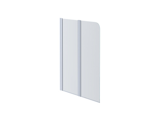 Душевая шторка на ванну Aquatek ДЕЛЬТА AQ DEL SBA 10015CH 100х150 стекло прозрачное профиль хром ориентация универсальная